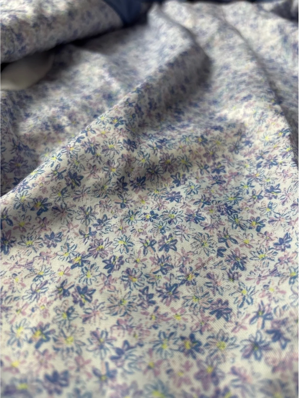 Men's Blue Blazer with Patterned Lining